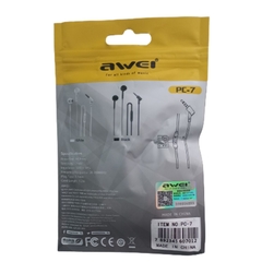 Fone De Ouvido Stéreo Awei Pc-7 3.5mm Com Microfone - comprar online