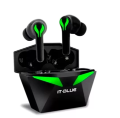 fone Tws Bluetooth Gamer 5.0 Intra-auriculares It Blue c Microfone Sem Ruido - comprar online