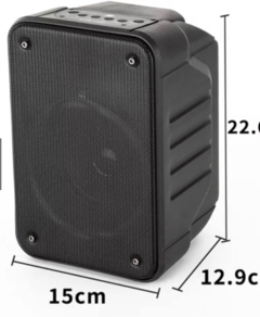 Caixa De Som Bluetooth Kts 1109 Led Rgb Wireless Speaker - comprar online