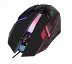 Mouse com fio USB com iluminação RGB MS-62 Exbom 1200dpi na internet