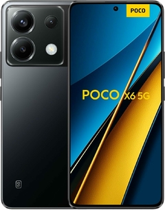 Smartphone Xiaomi POCO X6 5G 8GB+256GB Global Version NFC Snapdragon Gen 2 120Hz FIow AMOLED 64MP (Black)