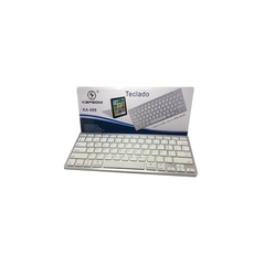 Mini Teclado sem Fio Bluetooth Compatível Mac/PC/Android/iOS KA-689 Kapbom - Branco