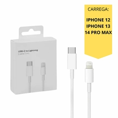 Cabo Carregador Turbo 20w P/ iPhone X 11 12 13 14pro Max Cor Branco