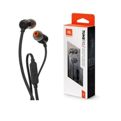 Fone de Ouvido JBL Harman Tune 110 Intra-Auricular Com Fio Preto (ORIGINAL)