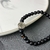 Pulseira Ajustável Murano Italiano Preto - comprar online