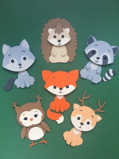 FESTA ANIMAIS BOSQUE - KIT PAPELARIA - Criah Papel