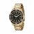 Relógio Masculino Mondaine Dourado e Fundo Preto - 46MM