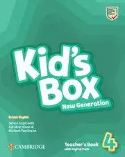 KID'S BOX NEW GENERATION 4 - TEACHER'S BOOK with Digital Pack - comprar online