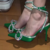 Tacones Sophia Royal-Verde - comprar en línea