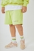 Short Big Logo Lime