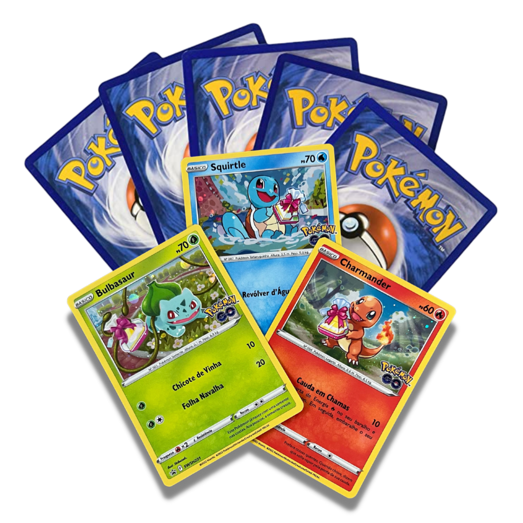 100 CARDS / CARTINHAS POKEMON = 25 Pacotinhos