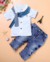 Kit Conjunto Infantil Menino Com Cachecol