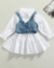 Vestido Infantil Branco + Top