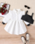 Conjunto Vestido e Colete Infantil Menina Preto - comprar online