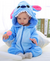 Imagem do Pijama Infantil Stitch Macacão Plush Personagem