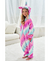 Macacão Pijama Unicórnio Kigurumi Rosa Estrelado - 3 a 12 Anos - LOJABABYGOLD