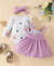 Romper Jardineira Infantil Body Menina - loja online