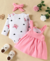 Romper Jardineira Infantil Body Menina - LOJABABYGOLD