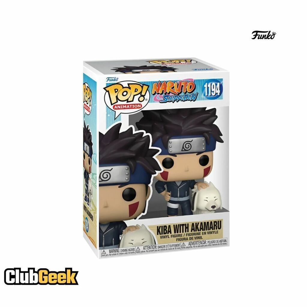 Funko Pop! Anime Naruto Shippuden Kiba with Akamaru