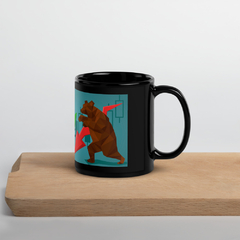 Taza Negra - Bull & Bear Arrows en internet