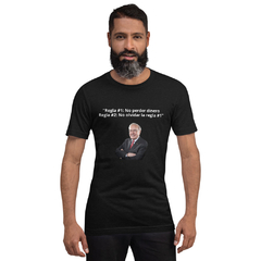 Playera Negra - Warren Buffett Regla #1