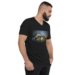 PLAYERA CUELLO V - BITCOIN BULL & BEAR - Finanzas Digitales