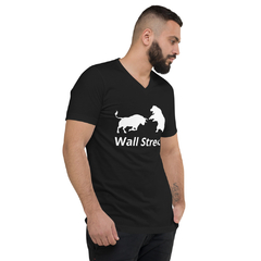 PLAYERA CUELLO V - WHITE BULL&BEAR en internet