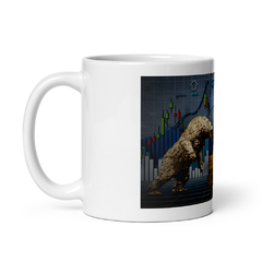 Taza Blanca - Bitcoin Bull & Bear en internet