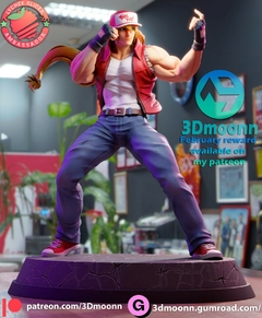 Estátua Terry Bogard na internet