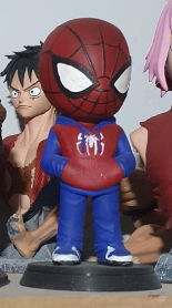 Estilo Chibi Homem aranha casaco