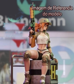 Estatua Metal Slug Fiolina Germi - Nerd Marombeiro