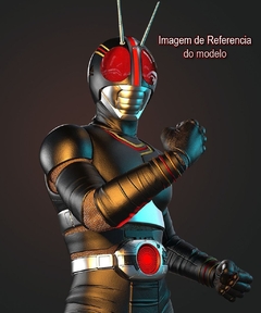 Estatua Black Kamen Rider - Nerd Marombeiro