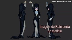 Estatua Elvira na internet