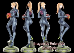 Estatua Samus Metroid Sem Armadura