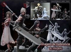 Diorama Cloud, Aerith e Tifa na internet