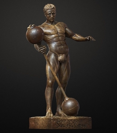 Sandow statue mr Olympia bodybuilding winner