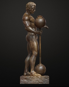 Sandow statue mr Olympia bodybuilding winner - Nerd Marombeiro