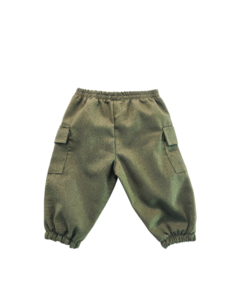 Calça Jogger Linho Verde na internet