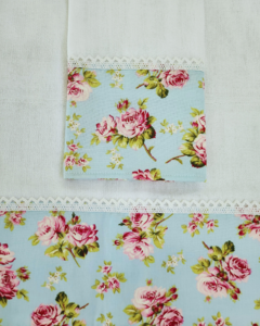 Kit Fralda de Boca e Ombro Floral - comprar online