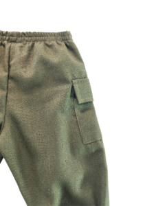 Calça Jogger Linho Verde - comprar online