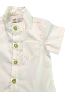 Conjunto Camisa Bermuda Floral Verde - comprar online