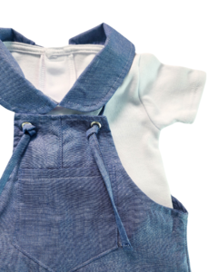 Conjunto Jardineira Chambray - comprar online