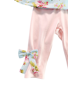 Conjunto Bata Laço Floral na internet