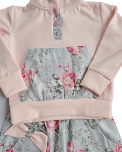 Conjunto com Capuz Floral Rose na internet