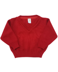 Suéter de Tricô Vermelho