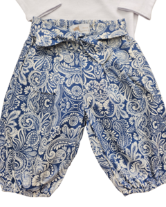 Conjunto Estampado Azul - Atelie Luciana Vaz