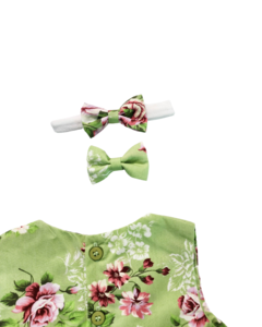 Vestido Floral Verde - loja online