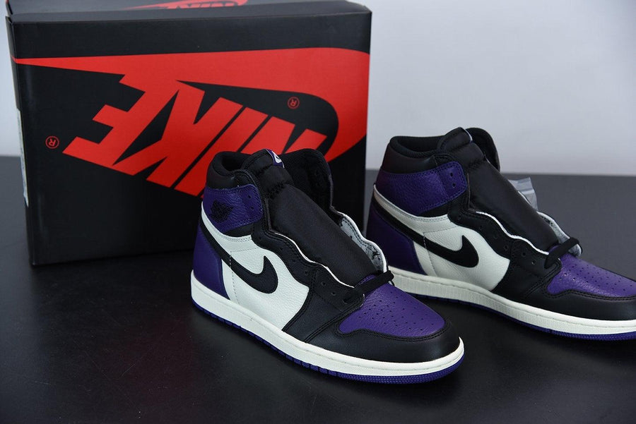 Nike purple cheap air jordan 1