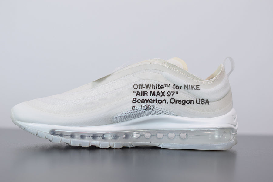 Nike silver 97 store off white