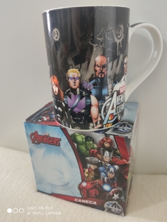 Caneca Marvel - 460 ml - Avengers Preta - Zona Criativa na internet